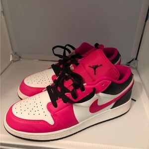 Jordan Kids Sneakers - Pink, White, and Black